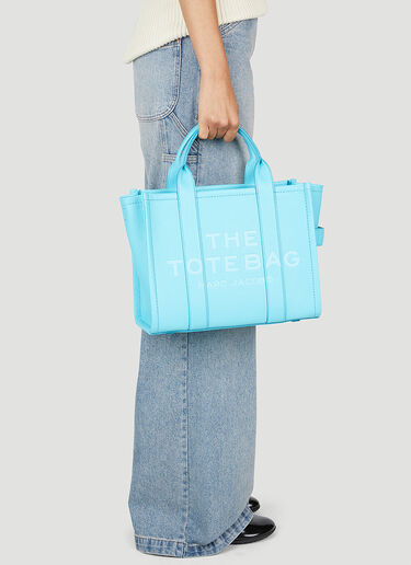 Marc Jacobs Leather Medium Tote Bag Blue mcj0253015