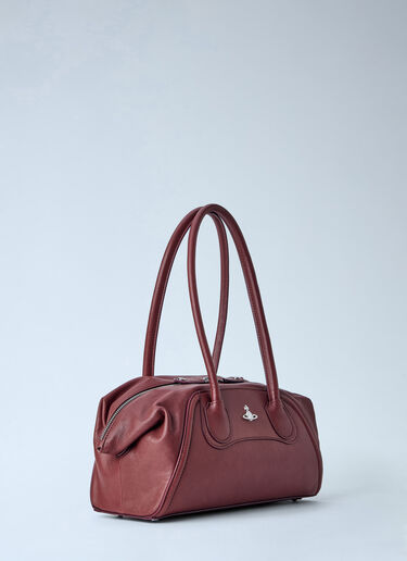 Vivienne Westwood Shirley Small Holdall Shoulder Bag Burgundy vvw0265068