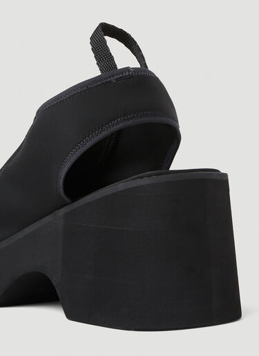 Courrèges Wave Platform Sandals Black cou0253008