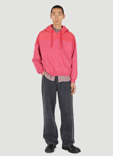 Guess USA ツートン フード付きスウェットシャツ ピンク gue0150019
