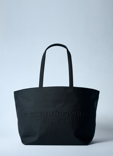 Alexander Wang Punch Cotton Tote Bag Black awg0259043