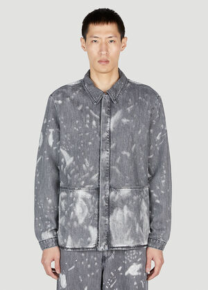 LN-CC x Non Work Bleached Denim Jacket Grey non0152005