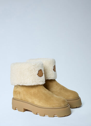 Aurea Suede Ankle Boots Moncler Aurea Suede Ankle Boots Camel mon0261047