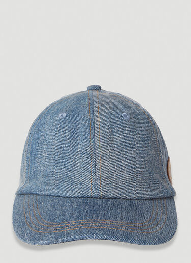 Acne Studios Denim Baseball Cap Light Blue acn0352005