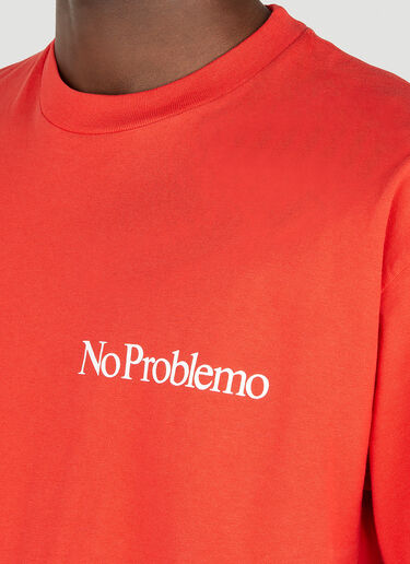Aries No Problemo T 恤 红色 ari0152012