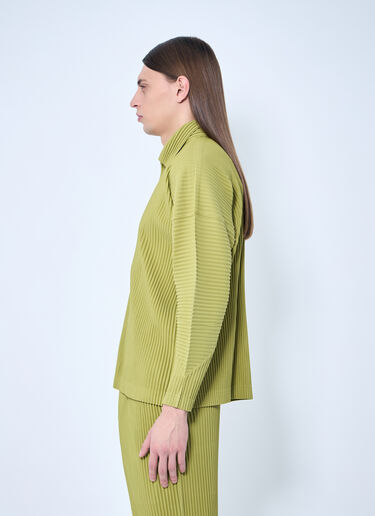 Homme Plissé Issey Miyake Pleated Shirt Green hmp0159001
