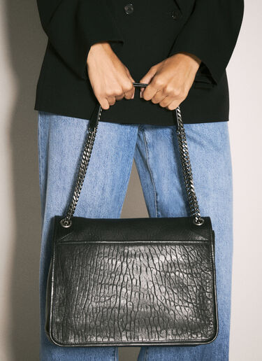 Saint Laurent 大号 Niki 单肩包 黑色 sla0257080