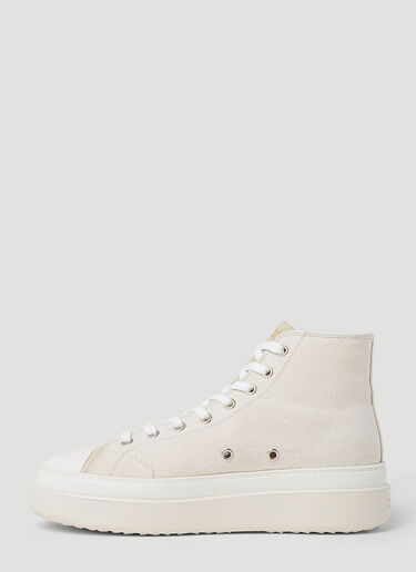 Isabel Marant Austen High Top Sneakers Beige ibm0253022