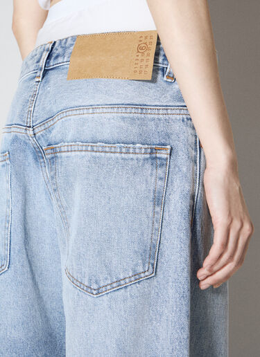 MM6 Maison Margiela 平织裤腰牛仔裤 蓝色 mmm0254011