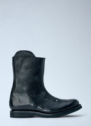 Our Legacy Moto Leather Boots Black our0165002