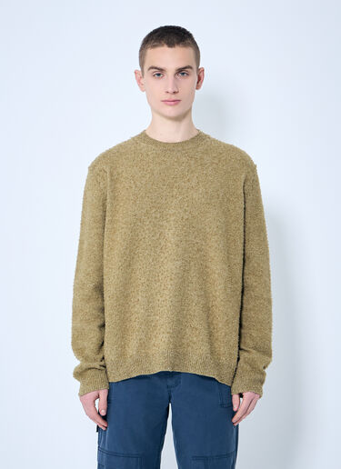Maison Margiela Pilling Crewneck Sweater Brown mla0159005