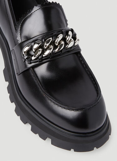 Alexander McQueen Wander Chain Loafers Black amq0151053