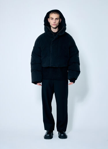 Entire Studios MML Hooded Puffer Jacket Black ent0158012
