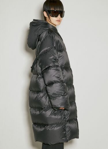 Moncler + Rick Owens Gimp Long Down Coat Black mcs0355005