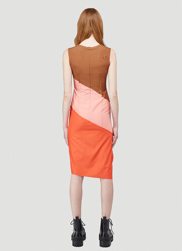 Ader Error Colour Block Dress Pink adr0244003