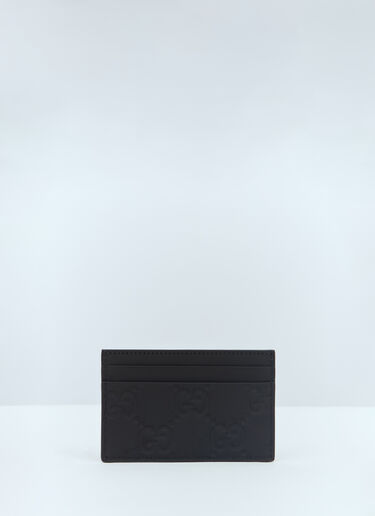 Gucci GG 고무 효과 카드홀더 블랙 guc0155115