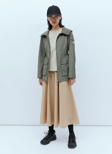 Moncler Leandro 短款风雪大衣 卡其色 mon0256005