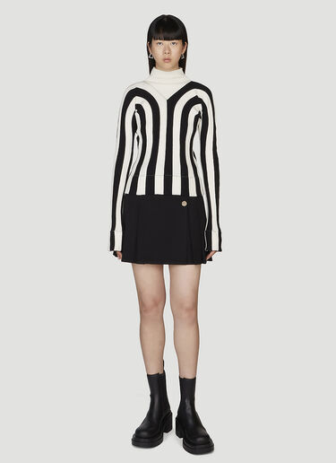 Lightweight Striped Sweater Bottega Veneta Lightweight Striped Sweater Black bov0247004