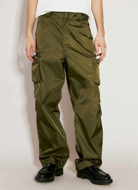 Prada Re-Nylon Cargo Pants Green pra0156021