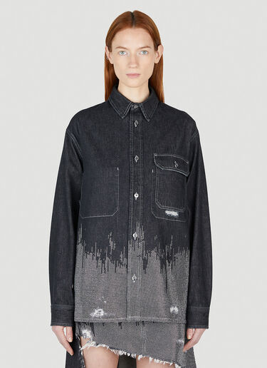 Studded Workwear Shirt JW Anderson Studded Workwear Shirt Grey jwa0252003
