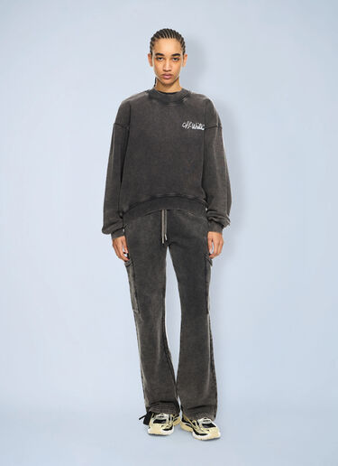 Off-White Off Marker Over Crew Sweatshirt Black ofw0264024