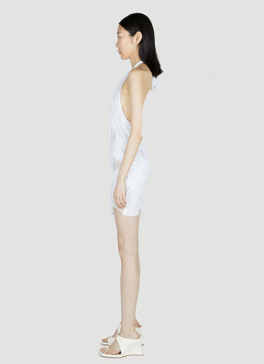 DI PETSA Wet Look Mini Dress White dip0252001