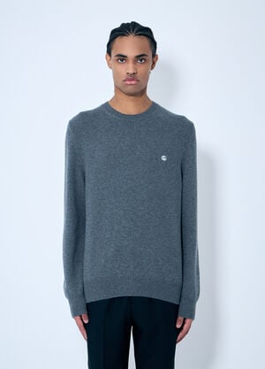 NÒMARYTHM TEXTILE Logo Embroidered Sweater Grey nma0158014