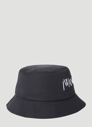 Logo Bucket Hat JW Anderson Logo Bucket Hat Black jwa0354001