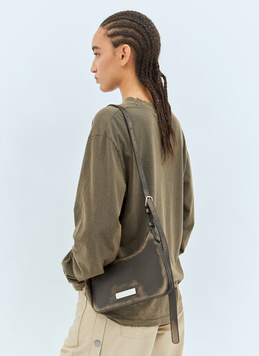 Acne Studios Platt Mini Shoulder Bag Brown acn0258030