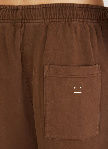 Acne Studios Face Patch Track Pants Brown acn0149038