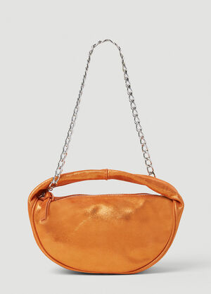 BY FAR Baby Cush Leather Handbag Orange byf0253003