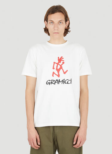 Gramicci 徽标 T 恤 白色 grm0146005
