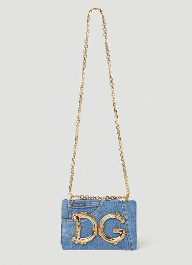 Dolce & Gabbana DG Girl Shoulder Bag Blue dol0251029