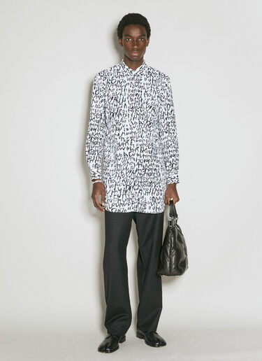 Comme des Garçons Homme Plus 徽标印花衬衫  白色 hpl0154011
