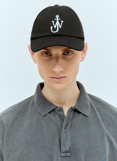 JW Anderson Logo Embroidery Baseball Cap Black jwa0156010