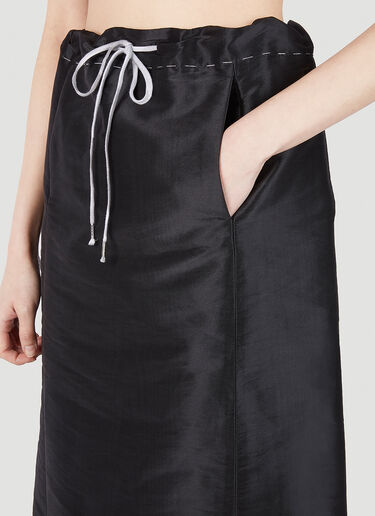 Maison Margiela 抽绳半裙 黑色 mla0251018