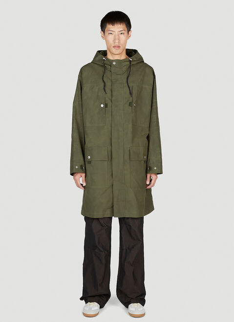 A.P.C. David Parka Coat Blue apc0154016