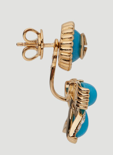 Resin Crystal Earring Gucci Resin Crystal Earring Gold guc0251233