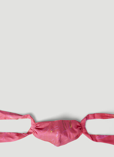 Collina Strada 超长垂坠蝴蝶结口罩 粉色 cst0245012