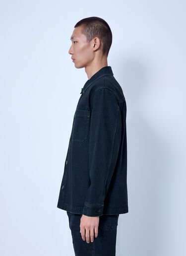 LN-CC® - Saint Laurent: Downtown Overshirt - Black Saint Laurent Downtown Overshirt Black sla0166018