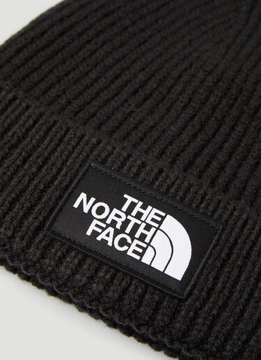 The North Face Elements Logo Patch Beanie Hat Black tne0247005