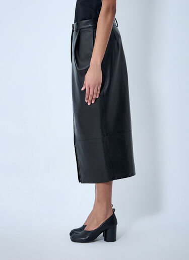 Khaite Anden Midi Skirt Black kha0264001