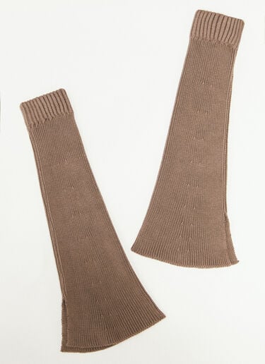 Our Legacy Knitted Gaiter Beige our0256010