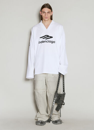 Balenciaga 3B Sports Icon Ski T-Shirt White bal0155105