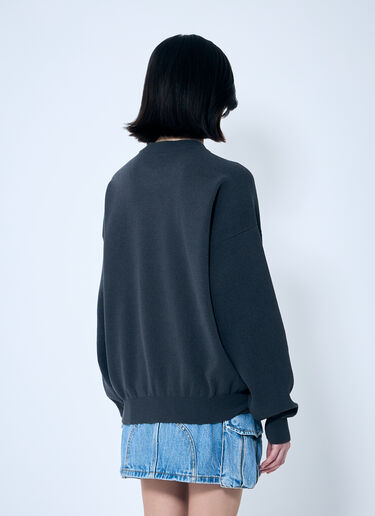 Alexander Wang Logo Embossed Sweater Grey awg0259005