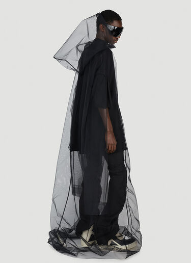 Rick Owens Flyproof Kaftan Coat Black ric0152003