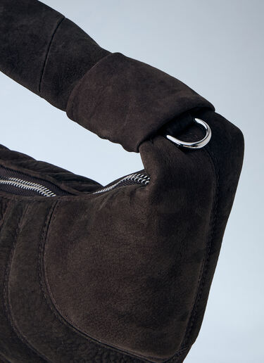 Lemaire Mini Fortune Croissant Handbag Brown lem0264033