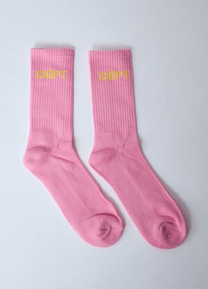 Gallery Dept. Logo Motif Socks Pink gdp0160028