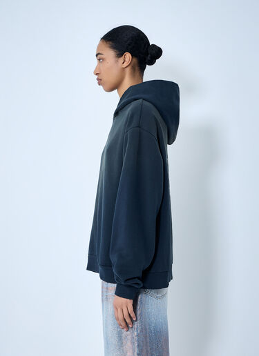 Acne Studios Logo Hooded Sweatshirt Navy acn0364037