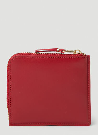 Comme des Garçons Wallet Outside Pocket Wallet Red cdw0351002